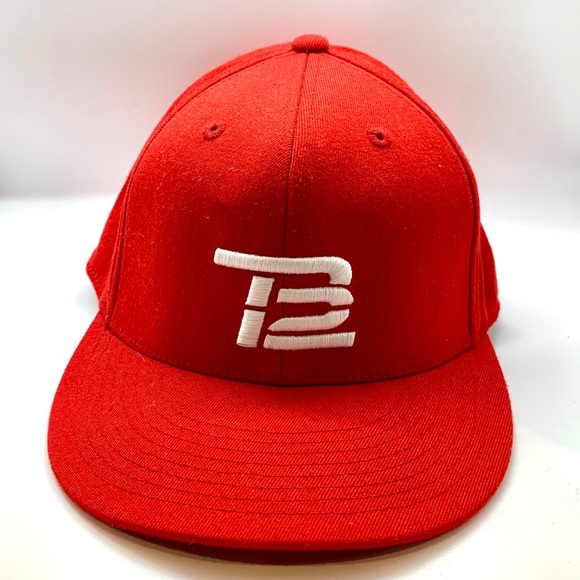 Tb2 Tom Brady Red Flexfit Hat 